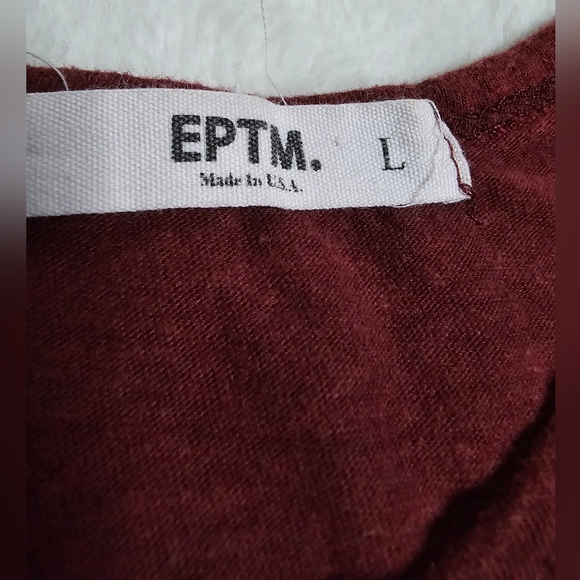 EPTM. Top Size Large L Tee EPTM Men's Extended T-Shirt Tri-Blend Casual Basic - Picture 3 of 5